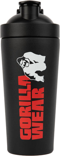 Gorilla Wear Metal Shake Beker - 740 ml - Zwart - Hoofdafbeelding