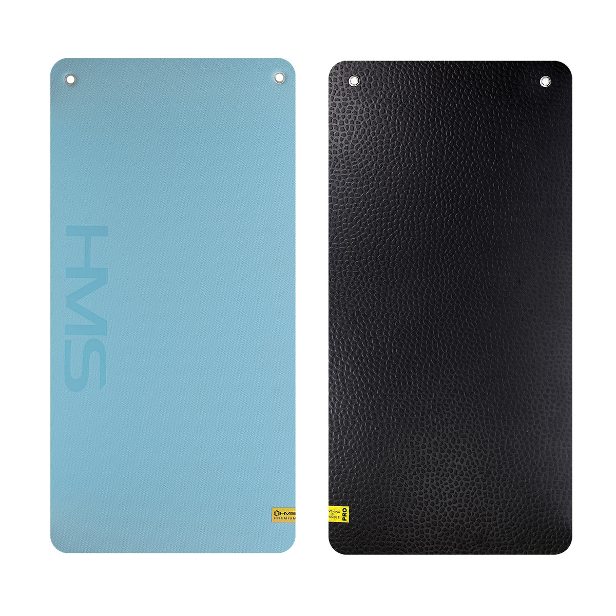 HMS Fitness Mat - Lichtblauw/Zwart - 20 mm - Hoofdafbeelding