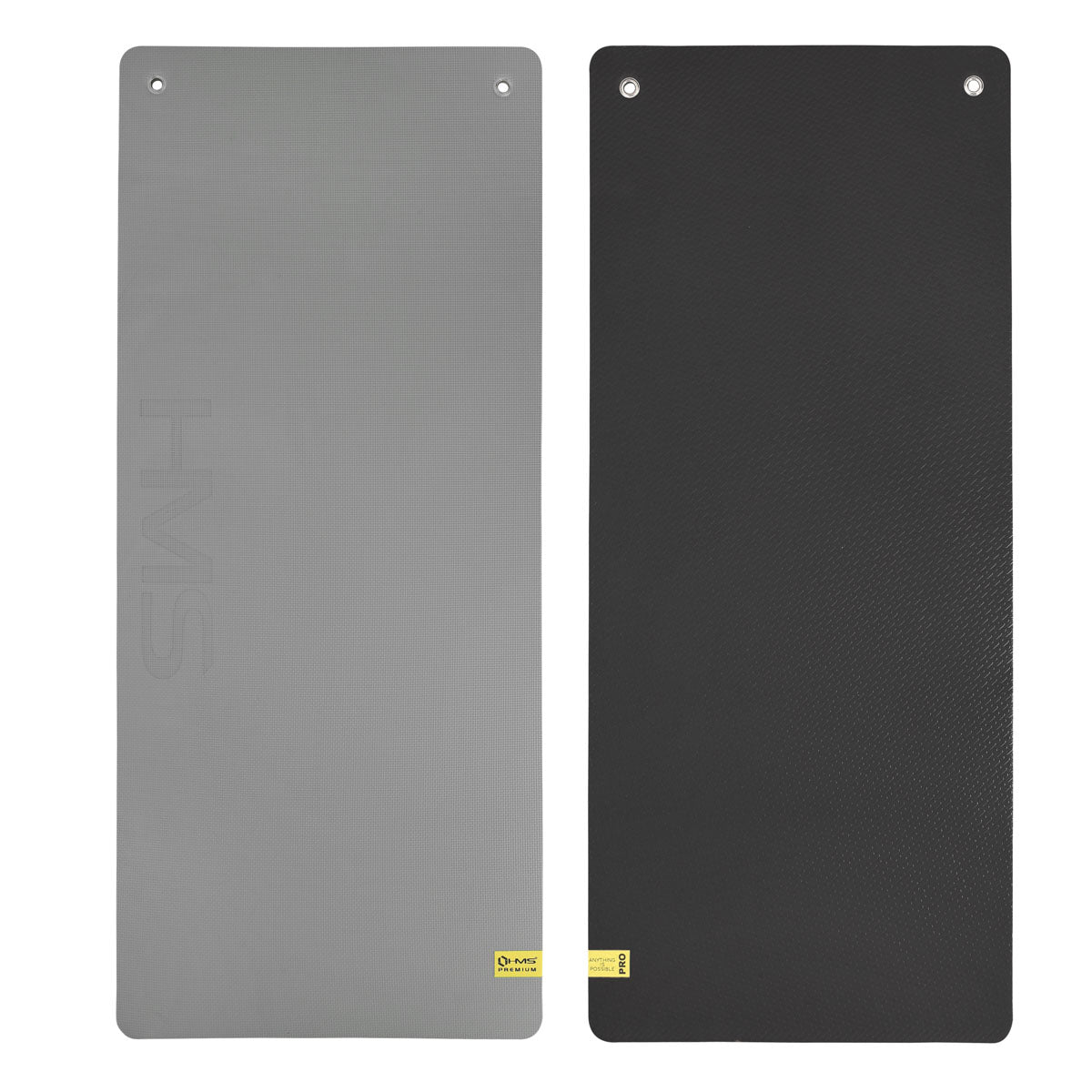 HMS Fitness Mat - Grijs/Zwart - 15 mm - Hoofdafbeelding