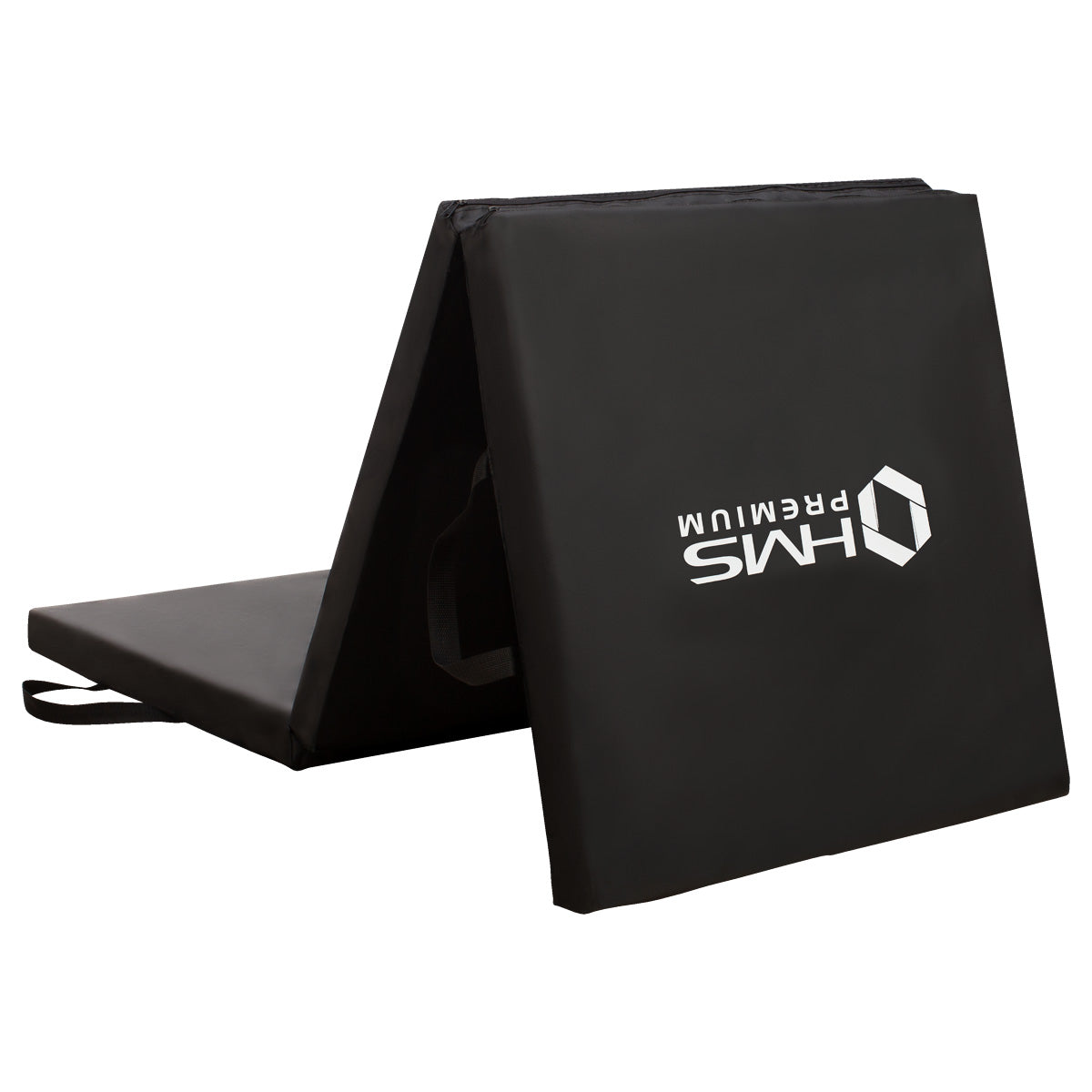 HMS Premium Opvouwbare Fitness Mat - Zwart - Hoofdafbeelding