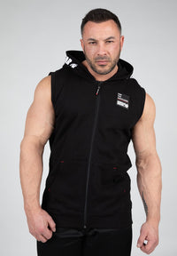 Gorilla Wear Milwaukee Mouwloos Vest met Capuchon - Zwart - Hoofdafbeelding