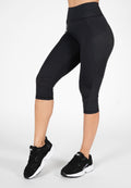 Gorilla Wear Monroe Cropped Legging - Zwart - Hoofdafbeelding