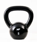 Muscle Power Gietijzeren Kettlebell - Zwart - 8 kg - Hoofdafbeelding