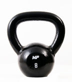 Muscle Power Gietijzeren Kettlebell - Zwart - 8 kg - Hoofdafbeelding