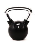 Muscle Power Rubberen Kettlebell - Zwart - 8 kg - Hoofdafbeelding