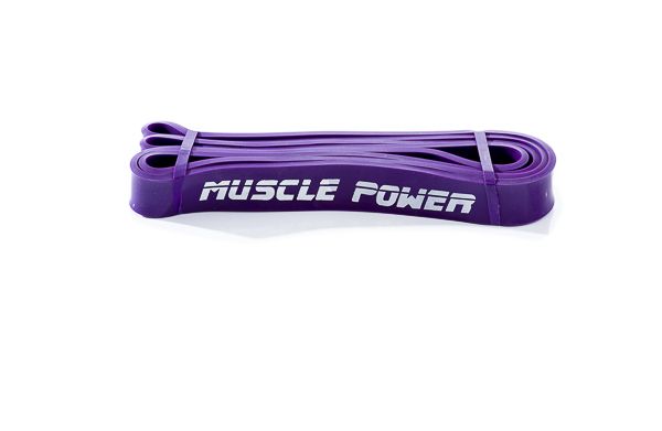 Muscle Power Power Band - Paars - Medium - Hoofdafbeelding