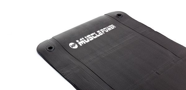 Muscle Power Fitnessmat - Zwart - 190 x 60 x 1,5 cm - Hoofdafbeelding
