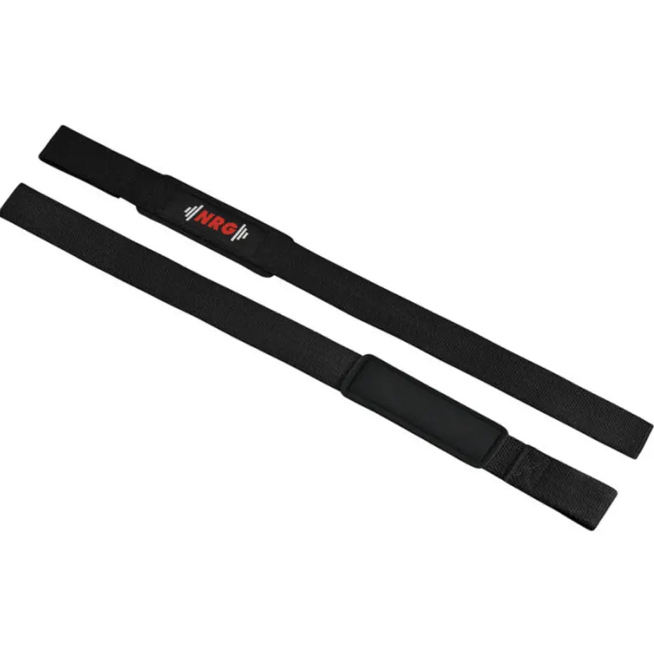 NRG Fitness Lifting Straps - Deadlift Straps - Zwart - Hoofdafbeelding