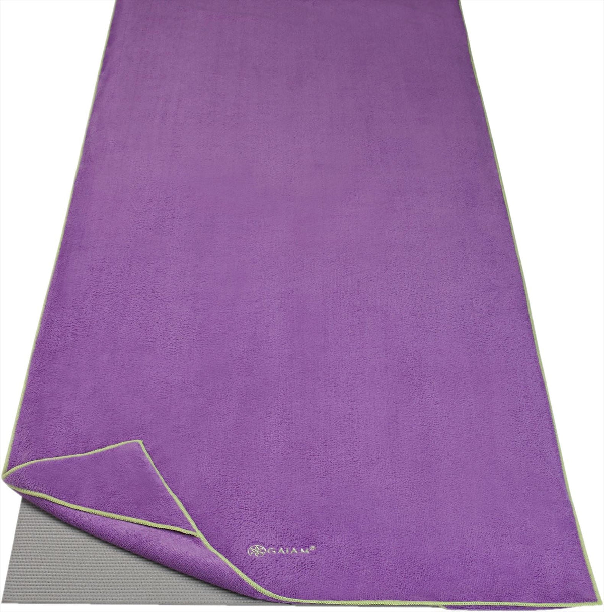 Gaiam Stay Put Yoga Handdoek - Purple - Hoofdafbeelding