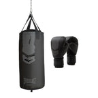 Everlast Prospect 2 Heavy Bag Kit - Bokszak & Bokshandschoenen - Zwart/Grijs - Tweedekans - Hoofdafbeelding