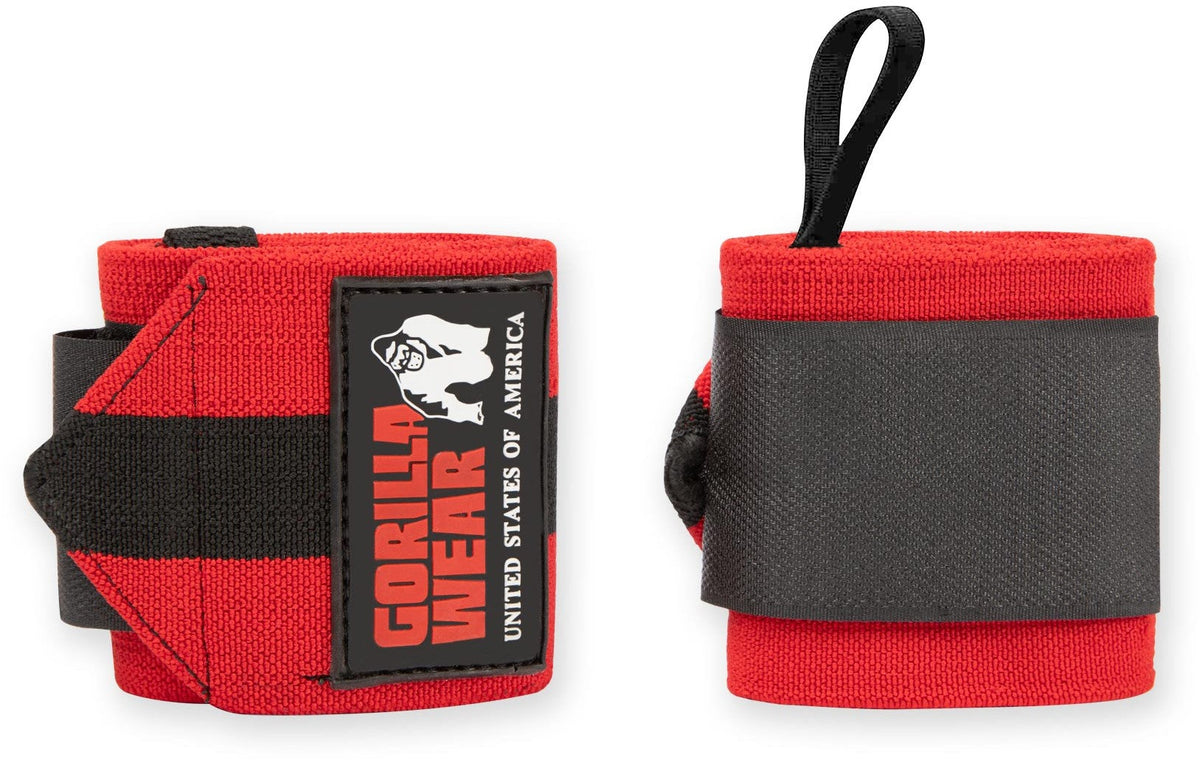 Gorilla Wear Wrist Wraps Ultra - Zwart/Rood - Hoofdafbeelding