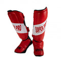 Super Pro Combat Gear Rebel Scheenbeschermers - Rood/Wit - Hoofdafbeelding
