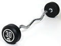 Muscle Power Vaste Curl Halterstang Rubber - 30 kg - Hoofdafbeelding
