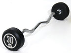 Muscle Power Vaste Curl Halterstang Rubber - 30 kg - Hoofdafbeelding
