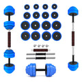 HMS Verstelbare Halter en Dumbbell Set - Blauw - 30 kg - Hoofdafbeelding