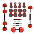 HMS Verstelbare Halter en Dumbbell Set - Rood - 30 kg - Hoofdafbeelding