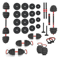 HMS Fitness 6-in-1 Krachttraining Set - 40 kg - Hoofdafbeelding