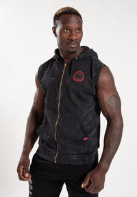 Gorilla Wear Silverdale Mouwloos Vest met Capuchon - Zwart - Hoofdafbeelding