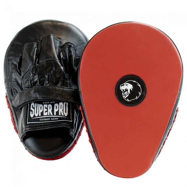 Super Pro Flat Hook and Jab Lederen Handpads - Hoofdafbeelding
