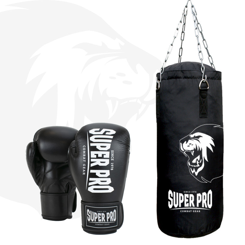 Super Pro Combat Gear Bokszak Set - Productafbeelding