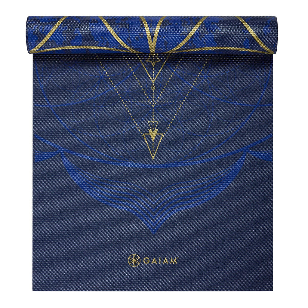 Gaiam Reversible Yogamat - 6 mm - Metallic Sun & Moon - Hoofdafbeelding