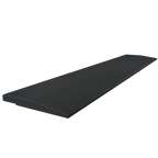 Flow Fitness Oploopprofiel Rubberen Met Waterdichte SBR-Laag  - 100 x 20 x 2 cm - Zwart - Hoofdafbeelding