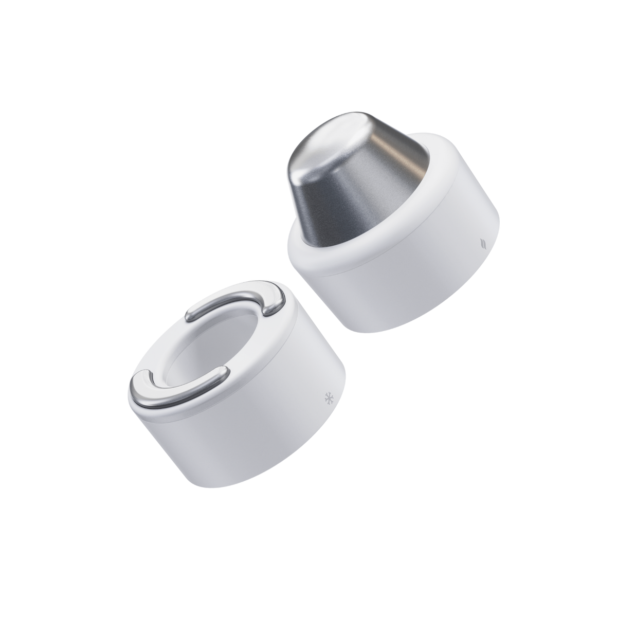 Therabody TheraFace Hot & Cold Rings - Wit - Hoofdafbeelding
