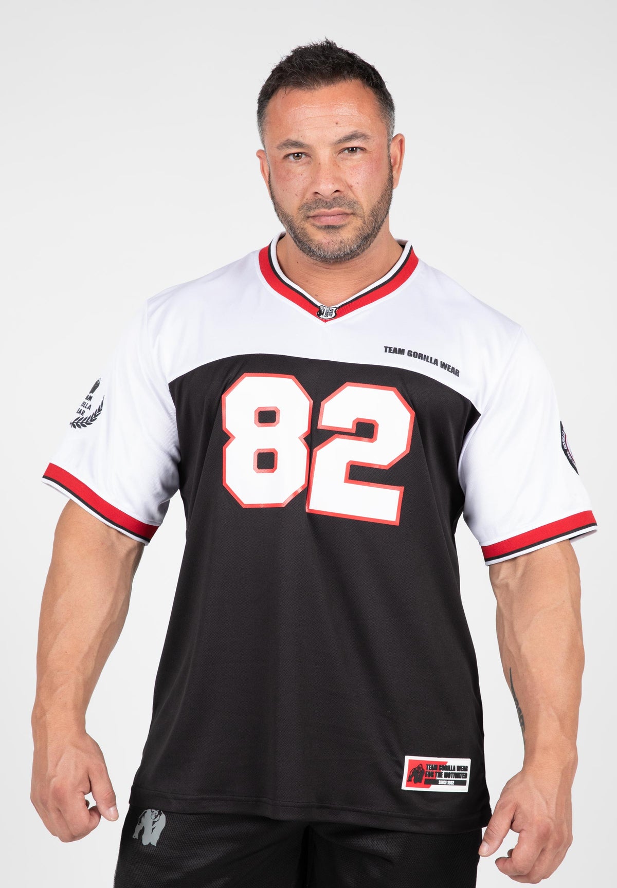 Gorilla Wear Trenton Football Jersey - Zwart/Wit - Hoofdafbeelding