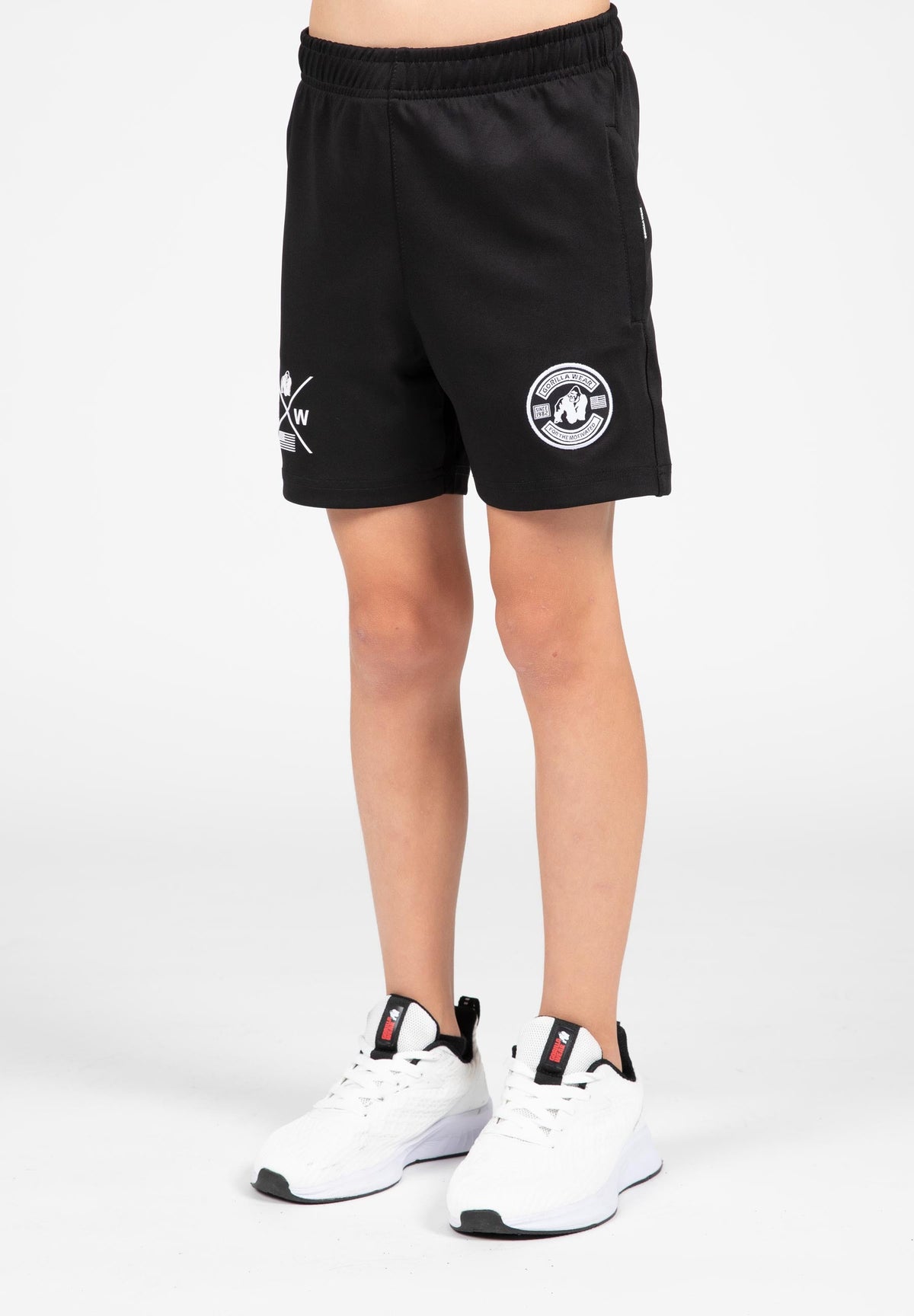 Gorilla Wear Vernon Kids Korte Broek - Zwart - Hoofdafbeelding