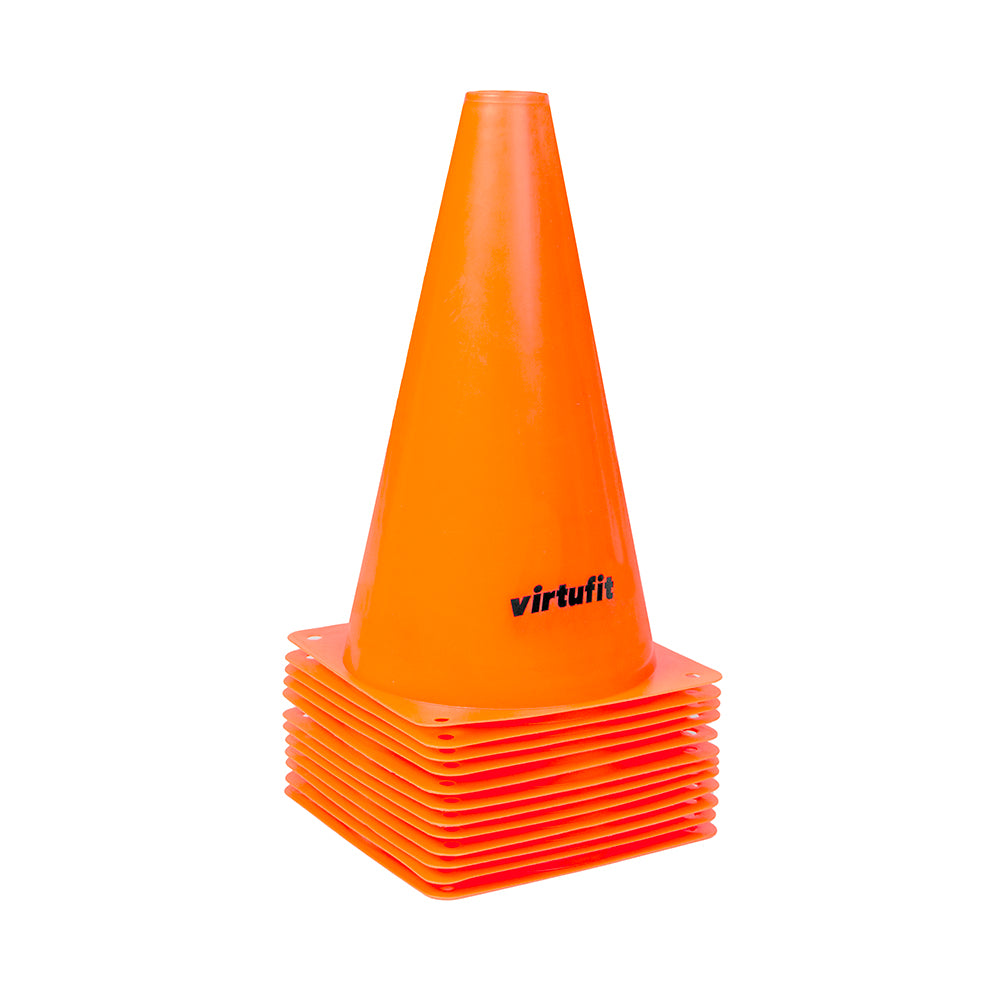 VirtuFit Pionnen Set - 23 cm - 12 Stuks - Oranje - Hoofdafbeelding