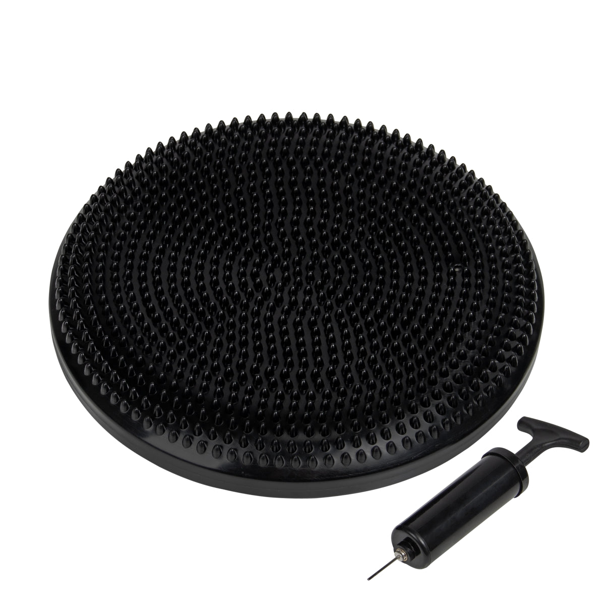 VirtuFit Balanskussen - Wiebelkussen - Air Stepper pad - met Pomp - Zwart - Hoofdafbeelding