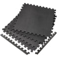 VirtuFit Fitness Puzzelmat – 4-delige Vloermat – 120×120 cm – Zwart - Hoofdafbeelding