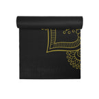 VirtuFit Premium Yogamat - 183 x 61 x 0,4 cm - Onyx Black Mandala - Hoofdafbeelding