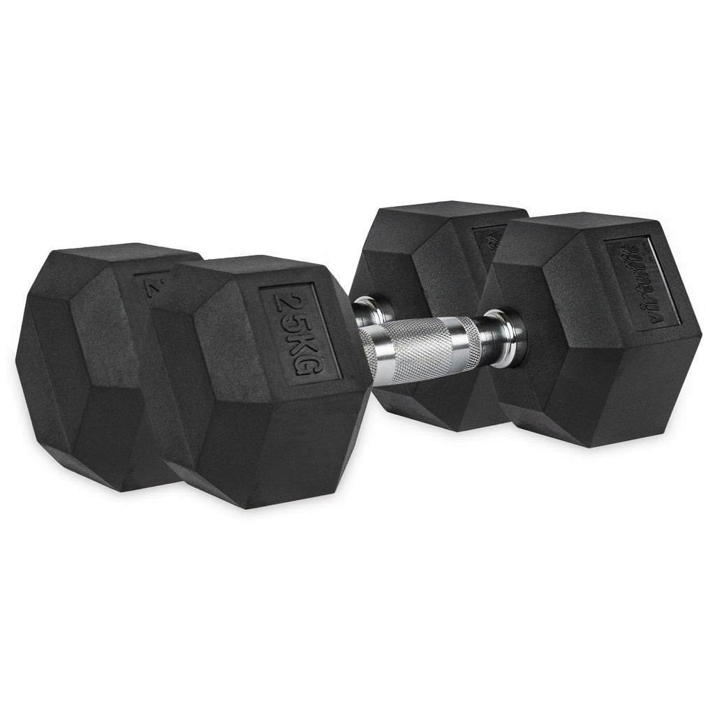 VirtuFit Hexa Dumbbell Pro Set - 2 x 25 kg - Hoofdafbeelding