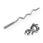 VirtuFit Curlstang - EZ Halterstang - 120 cm - Schroef - 30 mm - Hoofdafbeelding