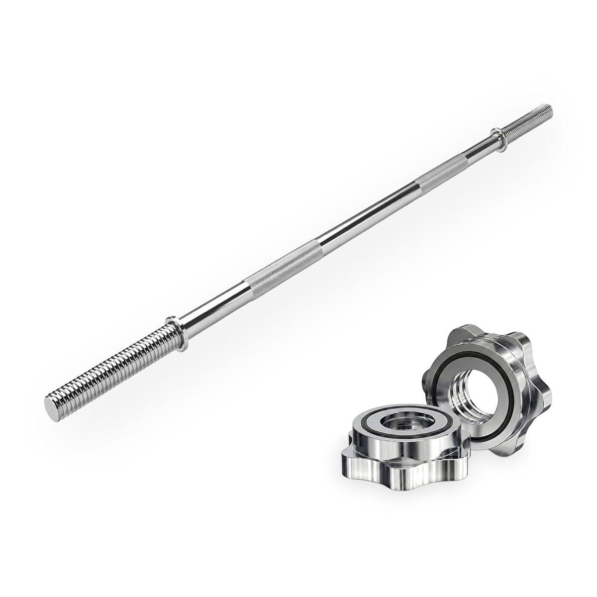 VirtuFit Langhantelstange - 120 cm - Schraubverschluss - 30 mm - Zweite Chance