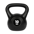 VirtuFit PVC Kettlebell - 10 kg - Zwart - Hoofdafbeelding