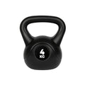 VirtuFit PVC Kettlebell - 4 kg - Zwart - Hoofdafbeelding