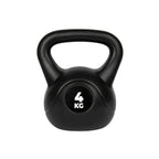 VirtuFit PVC Kettlebell - 4 kg - Zwart - Hoofdafbeelding