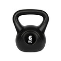 VirtuFit PVC Kettlebell - 6 kg - Zwart - Hoofdafbeelding