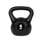 VirtuFit PVC Kettlebell - 6 kg - Zwart - Hoofdafbeelding
