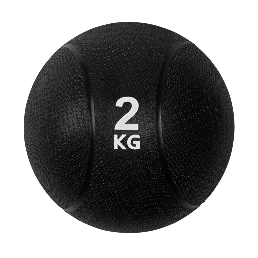 VirtuFit Medizinball Pro - Medizinball - 2 kg - Gummi - Schwarz - Zweite Chance