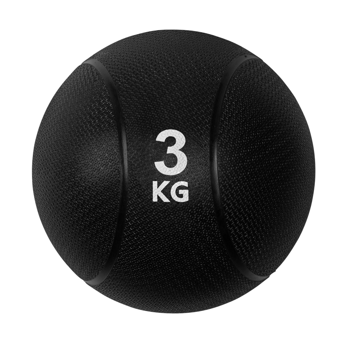 VirtuFit Medicijnbal Pro - Medicine Ball - 3 kg - Rubber - Zwart - Hoofdafbeelding