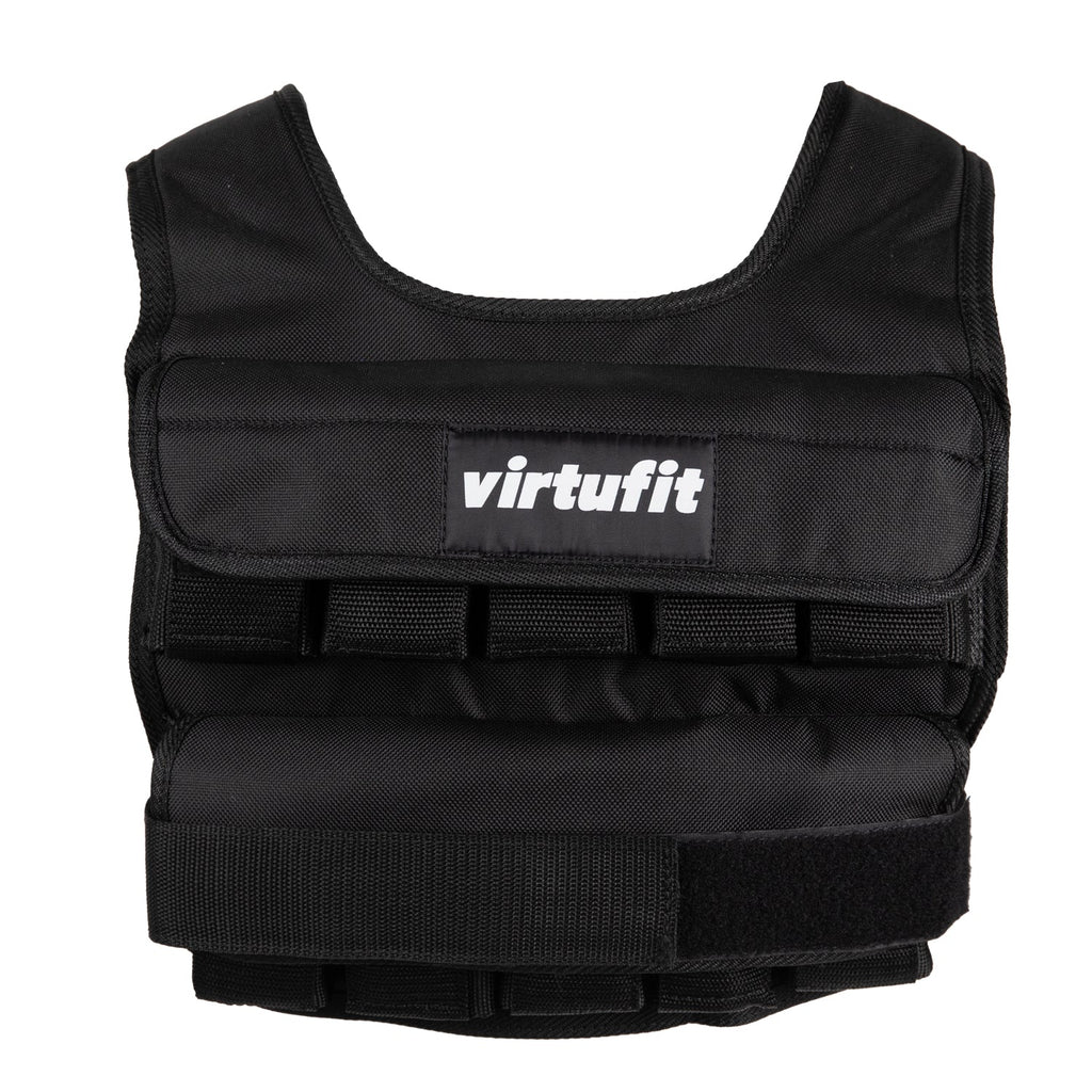 VirtuFit Verstelbaar Gewichtsvest Pro - 10 kg - Zwart - Hoofdafbeelding