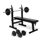 VirtuFit Verstelbare Halterset - 30,5 kg - Halterbank Compact - Dumbbellset - Halterset - Hoofdafbeelding