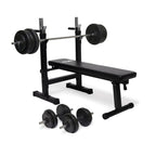 VirtuFit Verstelbare Halterset - 60,5 kg -  Halterbank Compact - Dumbbellset - Halterset - Hoofdafbeelding