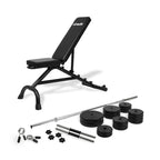 VirtuFit Multifunctionele fitnessbank - Halter/Dumbbellset Pro - 60,5 kg- Vinyl - Hoofdafbeelding