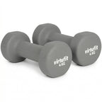 VirtuFit Vinyl Dumbbell Set Pro - 2 x 4 kg - Hoofdafbeelding