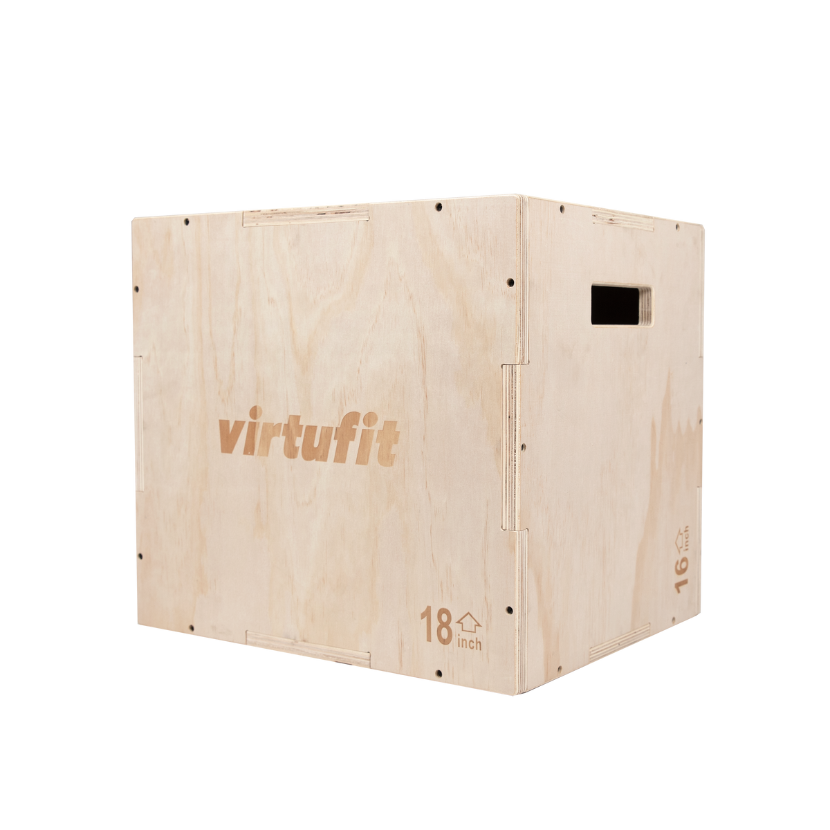 VirtuFit Houten Plyo Box 3-in-1 - Klein - 40 x 45 x 50 cm - Hoofdafbeelding