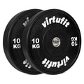 VirtuFit Bumper Plate - Olympische Halterschijf van Rubber - 50 mm - set 2 x 10 kg - Hoofdafbeelding